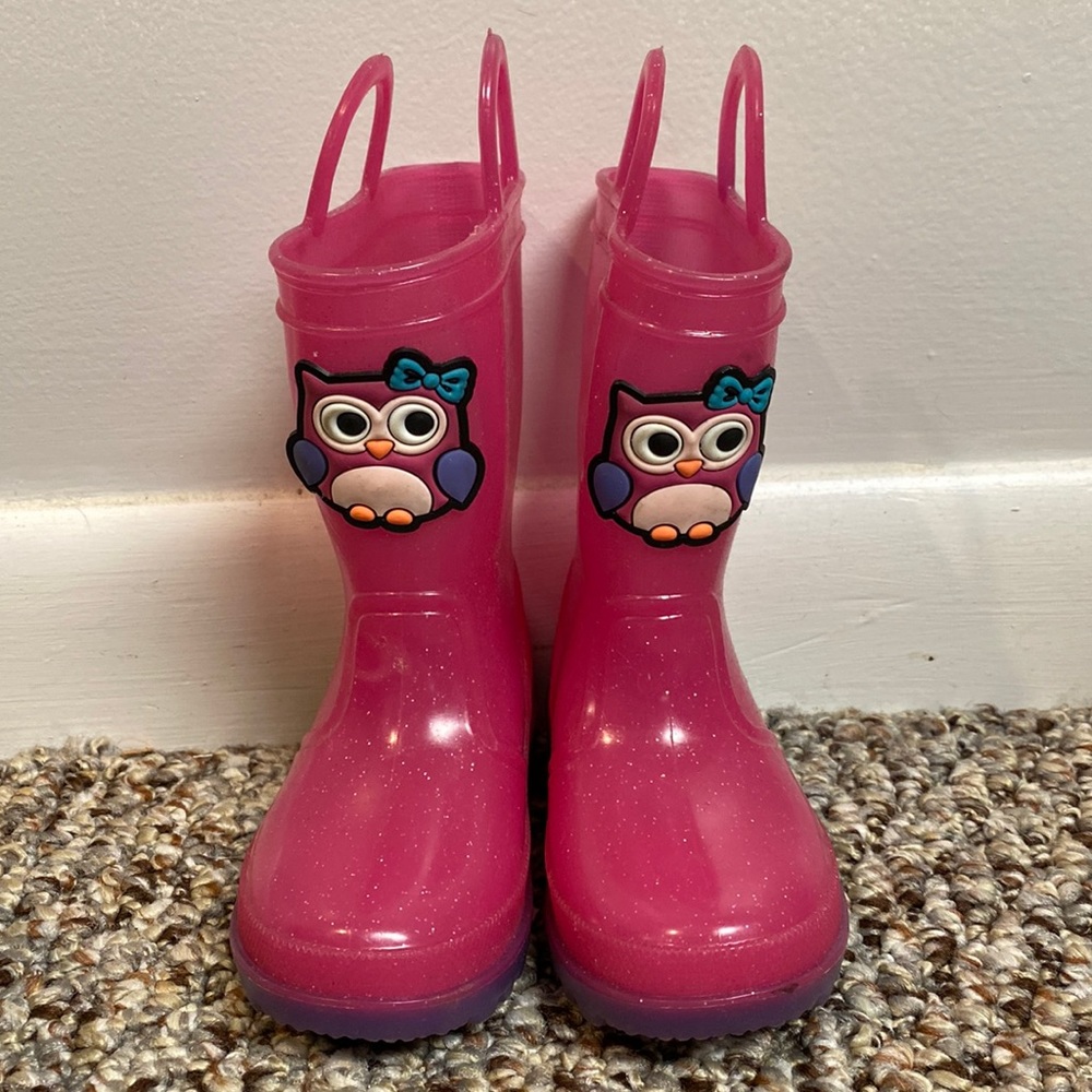 Toddler girls rain boots